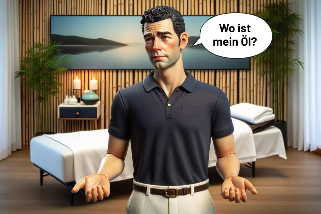 Trockenmassage ohne Öl